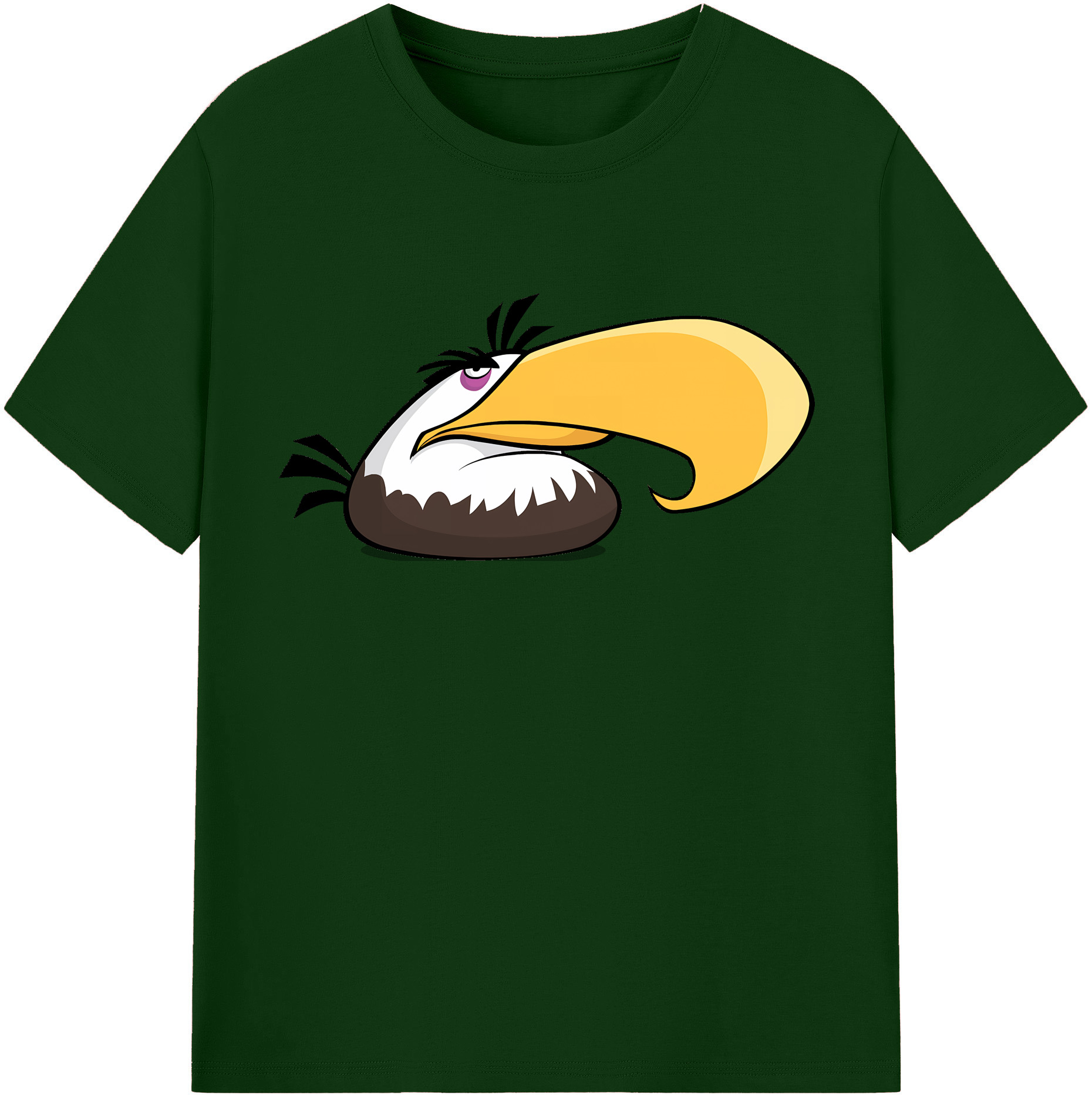（画像用） Angry Birds アングリーバード 綿100％半袖Tシャツ（フロントプリント）
